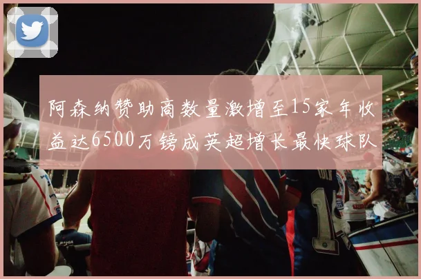 阿森纳赞助商数量激增至15家年收益达6500万镑成英超增长最快球队